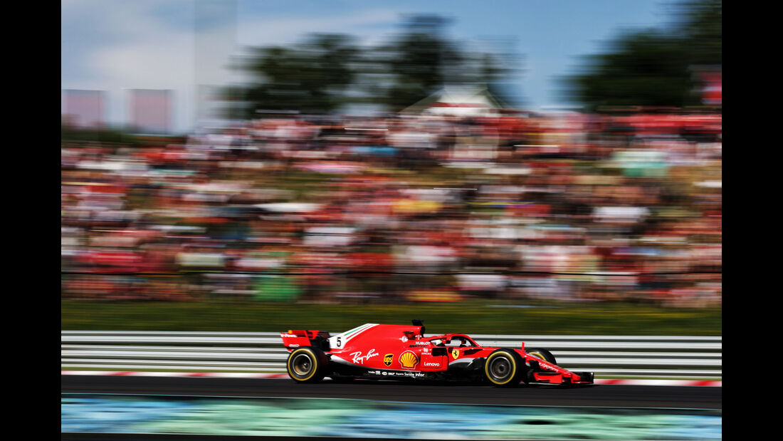 Sebastian Vettel - Ferrari - GP Ungarn 2018 - Budapest - Rennen