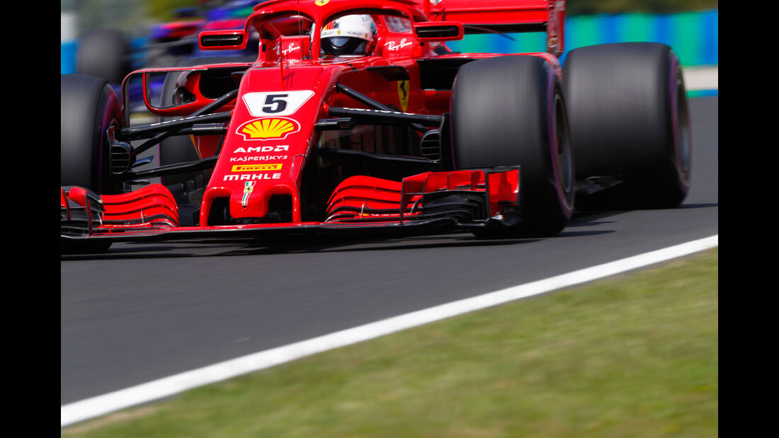 Sebastian Vettel - Ferrari - GP Ungarn - Budapest - Formel 1 - 27.7.2018
