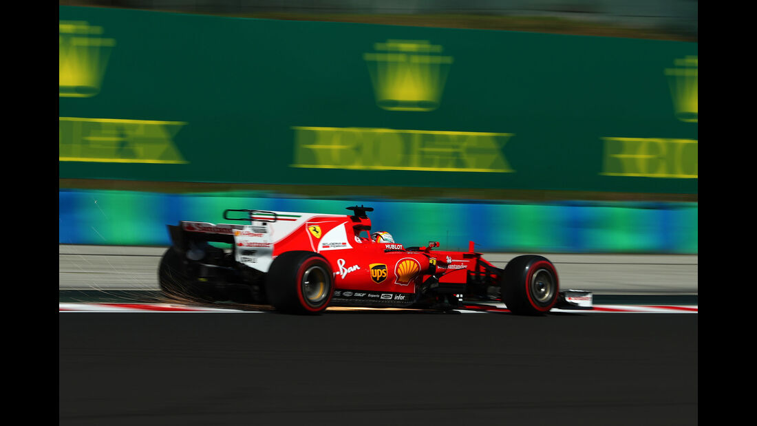 Sebastian Vettel - Ferrari - GP Ungarn - Budapest - Formel 1 - 28.7.2017
