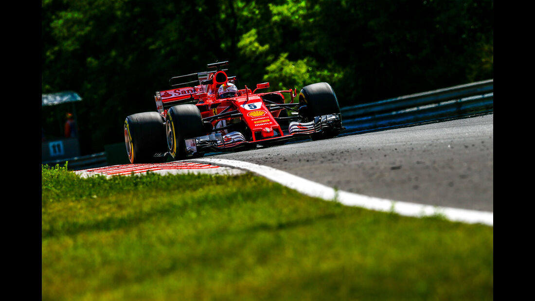 Sebastian Vettel - Ferrari - GP Ungarn - Budapest - Formel 1 - Freitag - 28.7.2017