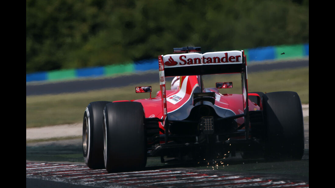 Sebastian Vettel - Ferrari - GP Ungarn - Budapest - Freitag - 24.7.2015