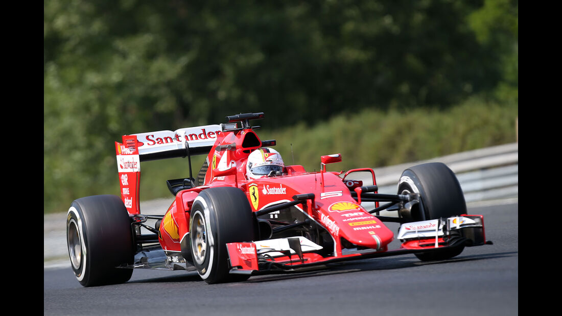 Sebastian Vettel - Ferrari - GP Ungarn - Budapest - Freitag - 24.7.2015