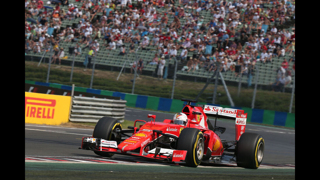 Sebastian Vettel - Ferrari - GP Ungarn - Budapest - Qualifying - Samstag - 25.7.2015
