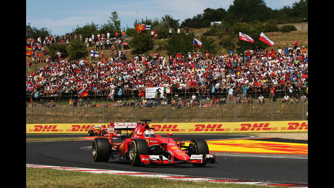 Sebastian Vettel - Ferrari - GP Ungarn - Budapest - Rennen - Sonntag - 26.7.2015