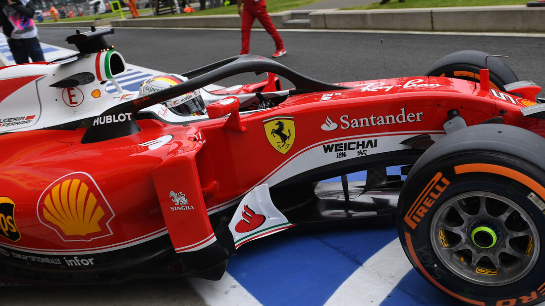 Sebastian Vettel - Ferrari - Halo 2 - Heiligenschein - Cockpitschutz - GP England 2016