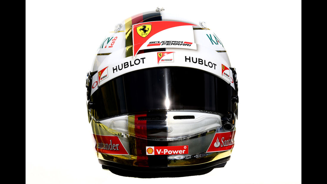 Sebastian Vettel - Ferrari - Helm - Formel 1 - 2016