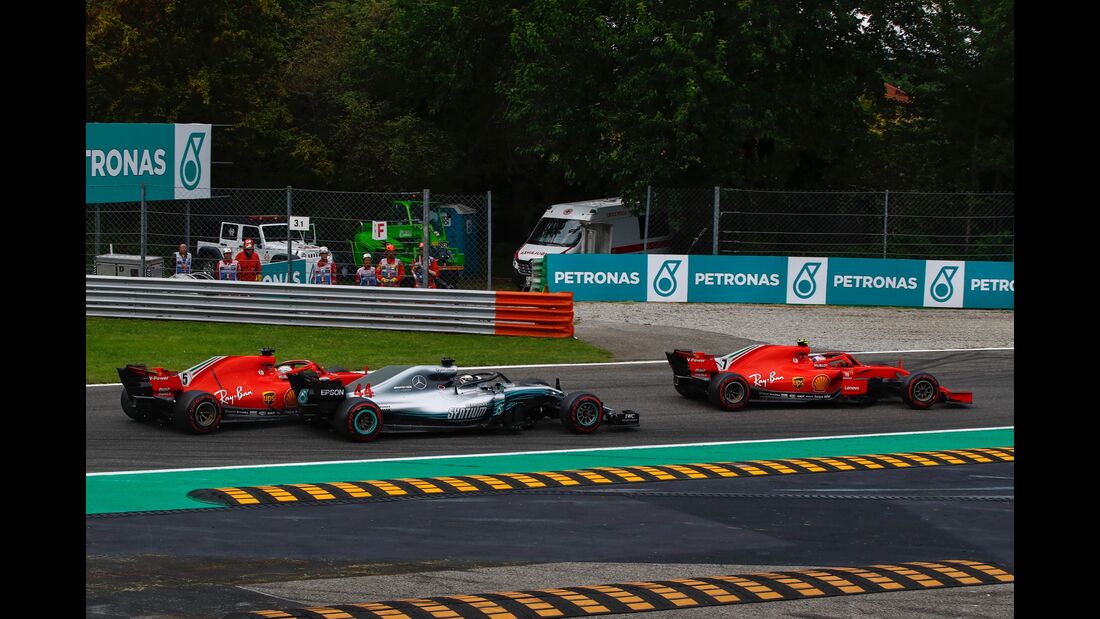 Sebastian Vettel - Ferrari - Lewis Hamilton - Mercedes - Formel 1 - GP Italien - 02. September 2018