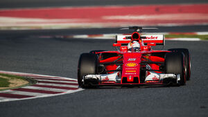 Sebastian Vettel - Ferrari - Testfahrten - Barcelona - 10. März 2017