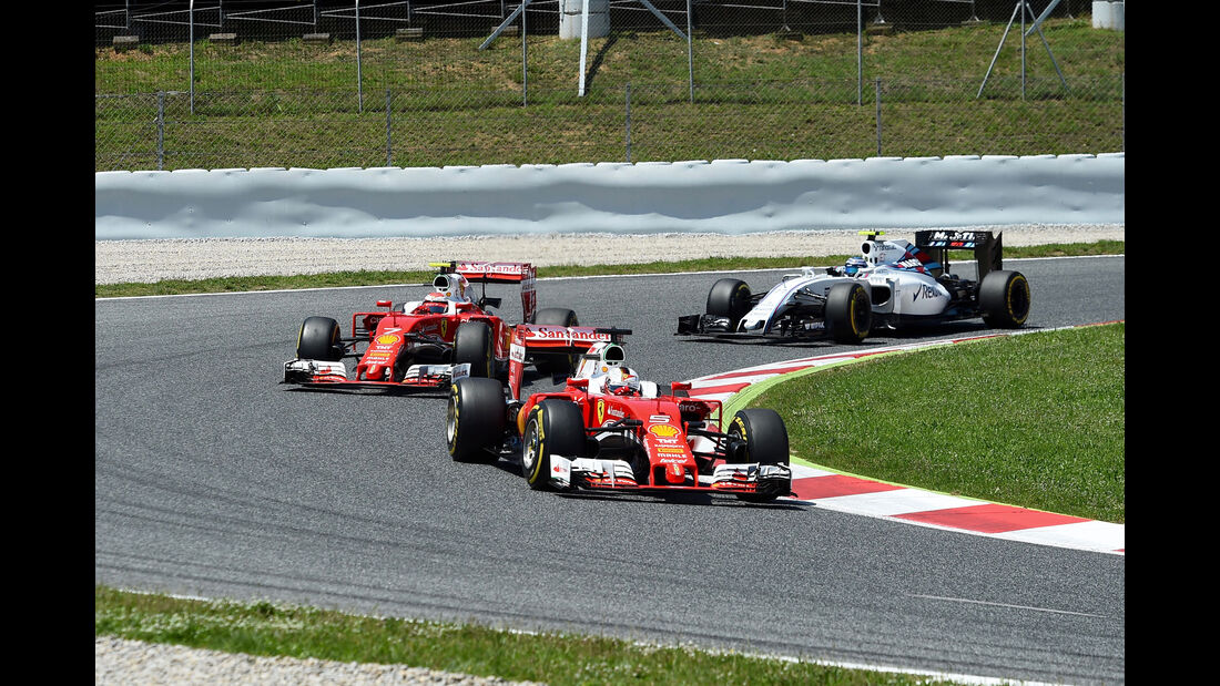 Sebastian Vettel - Ferrrari - GP Spanien 2016 - Barcelona - Sonntag - 15.5.2016