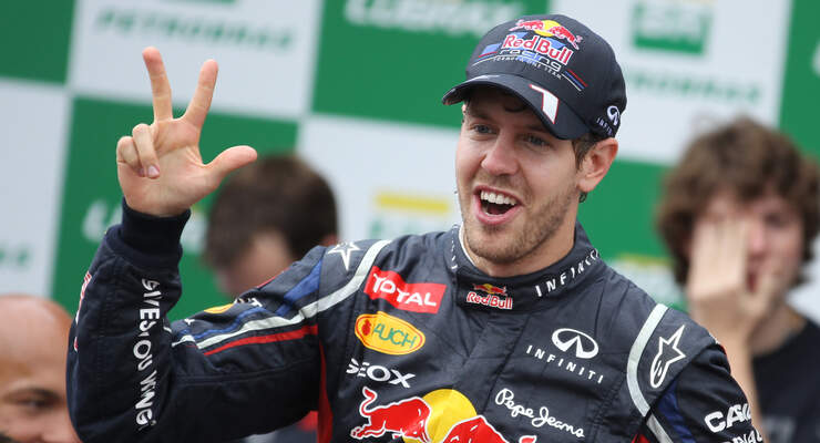 Sebastian Vettel GP Brasilien 2012