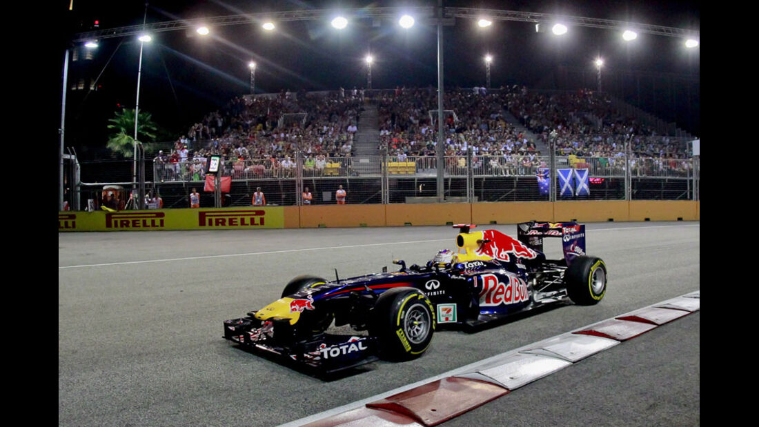 Sebastian Vettel GP Singapur 2011