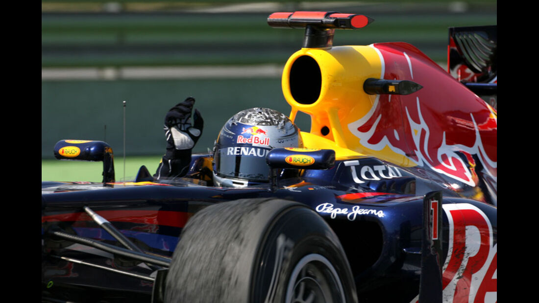 Sebastian Vettel GP Spanien 2011 Rennen