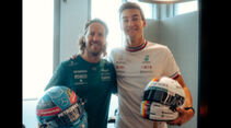 Sebastian Vettel & George Russell - Formel 1 - GP Abu Dhabi  - 17. November 2022