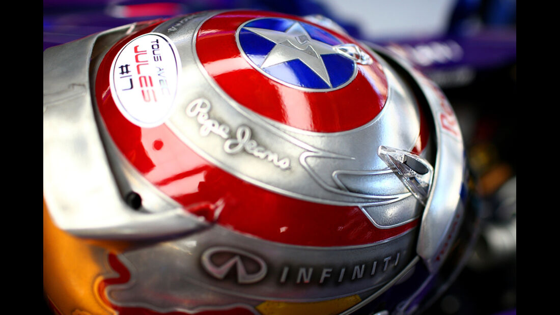 Sebastian Vettel - Helm - Formel 1 - GP USA - 01. November 2014