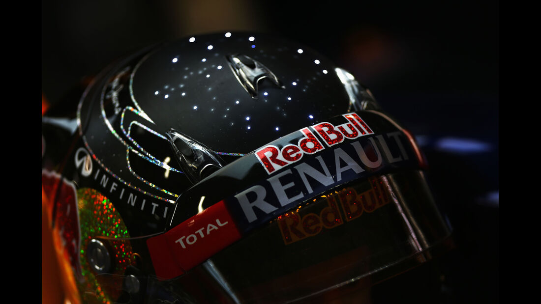 Sebastian Vettel Helm Singapur 2012