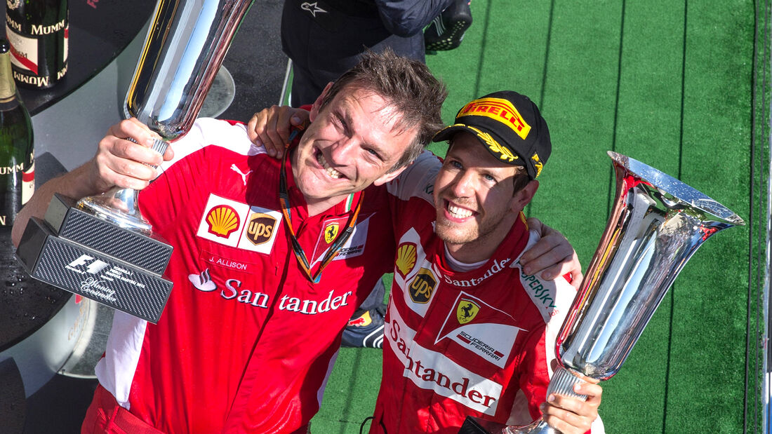 Sebastian Vettel & James Allison - GP Ungarn 2015