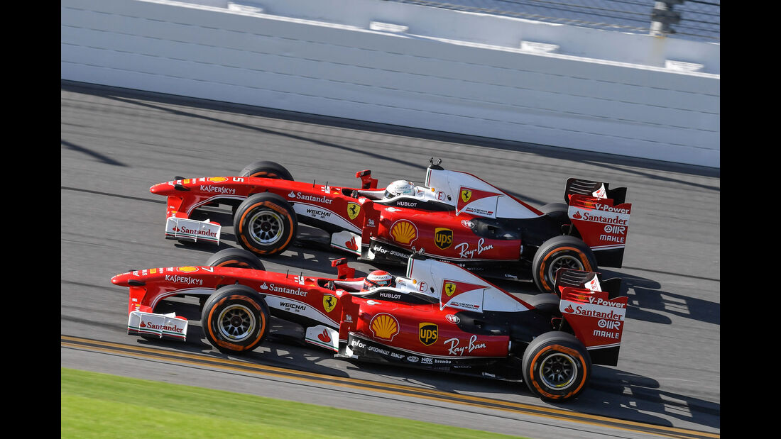 Sebastian Vettel - Kimi Räikkönen - Ferrari F60 - Finali Mondiali - Daytona 
