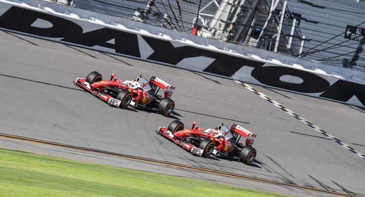 Sebastian Vettel - Kimi Räikkönen - Ferrari F60 - Finali Mondiali - Daytona