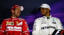 Sebastian Vettel - Lewis Hamilton - Formel 1 - GP Spanien - 13. Mai 2017