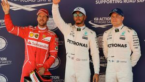 Sebastian Vettel - Lewis Hamilton - Valtteri Bottas - Formel 1 - GP Spanien - 13. Mai 2017