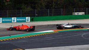 Sebastian Vettel - Lewis Hamitlon - Ferrari - Mercedes - GP Italien - Formel 1 - 2. September 2018