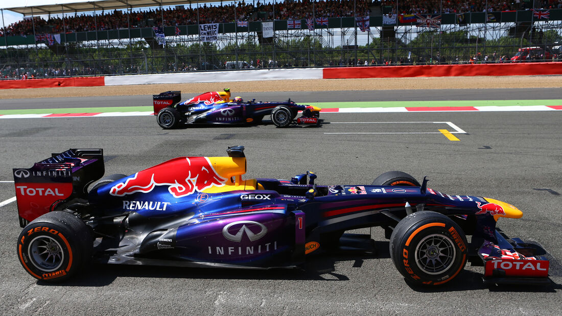 Sebastian Vettel - Mark Webber - GP England 2013