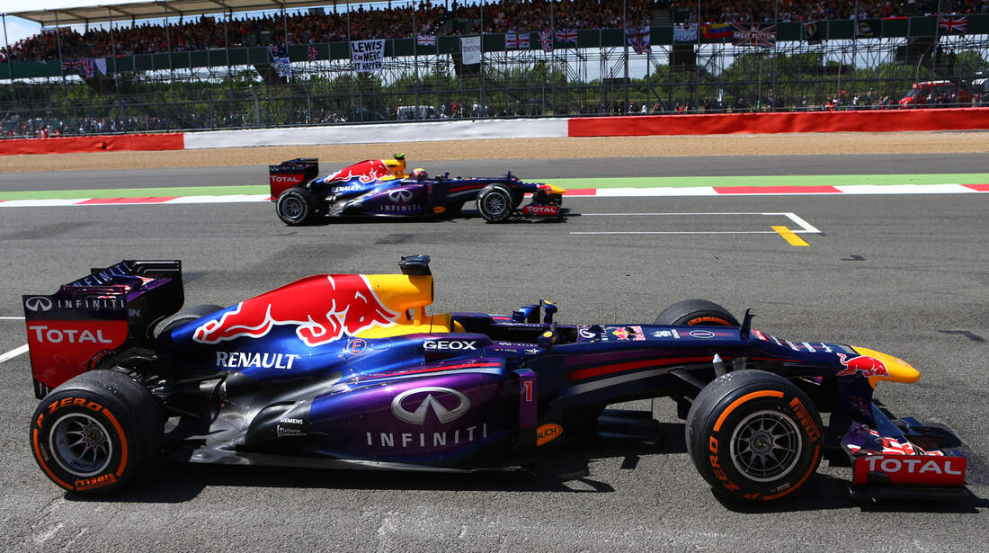 Sebastian Vettel - Mark Webber - GP England 2013