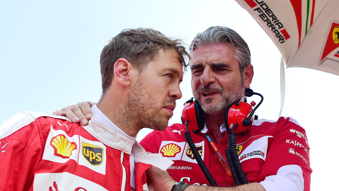 Sebastian Vettel & Maurizio Arrivabene - Ferrari - Formel 1 - 2017