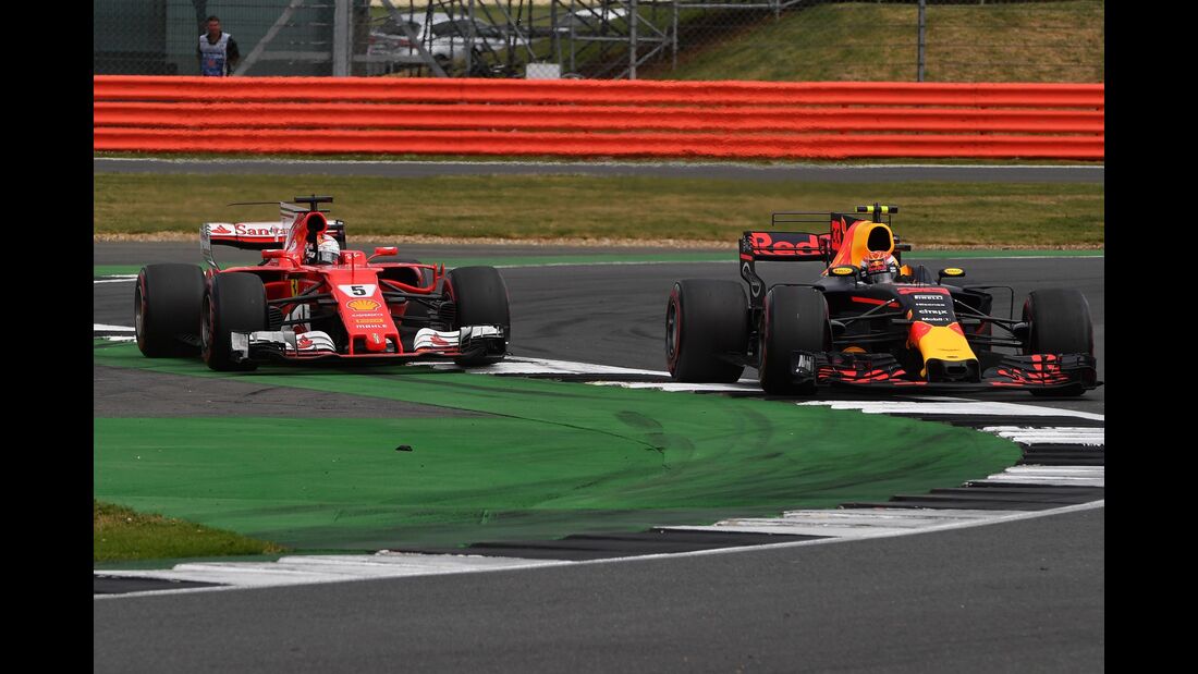 Sebastian Vettel - Max Verstappen - Formel 1 - GP England - 16. Juli 2017
