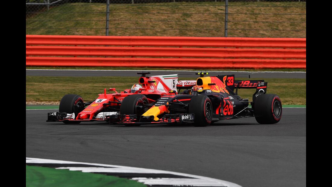 Sebastian Vettel - Max Verstappen - Formel 1 - GP England - 16. Juli 2018