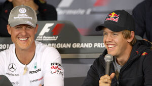 Sebastian Vettel & Michael Schumacher