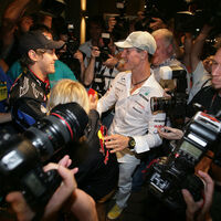 Sebastian Vettel - Michael Schumacher - Abu Dhabi 2010