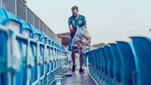 Sebastian Vettel - Müllsammeln / Recycling - GP England 2021