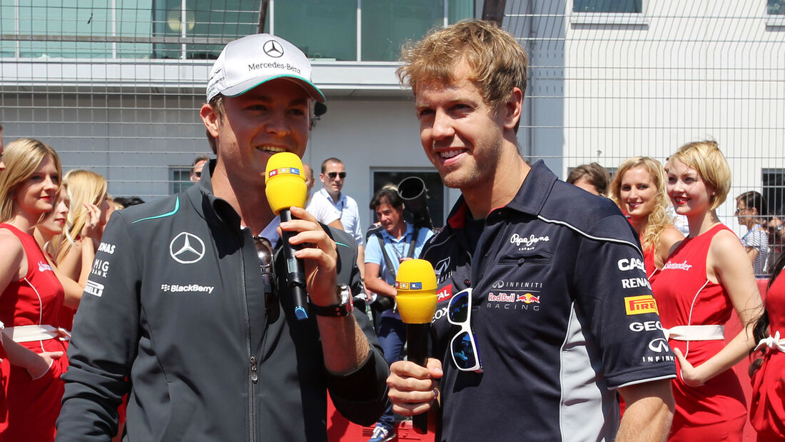 Sebastian Vettel & Nico Rosberg 2013