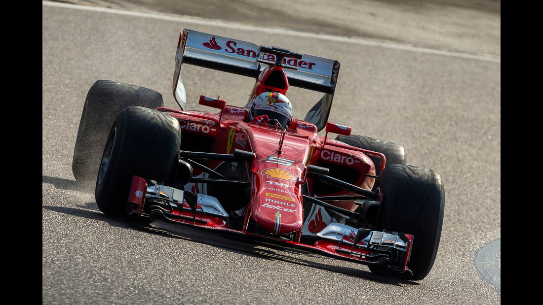 Sebastian Vettel - Pirelli 2017 Reifen-Test - Fiorano - 1. August 2016