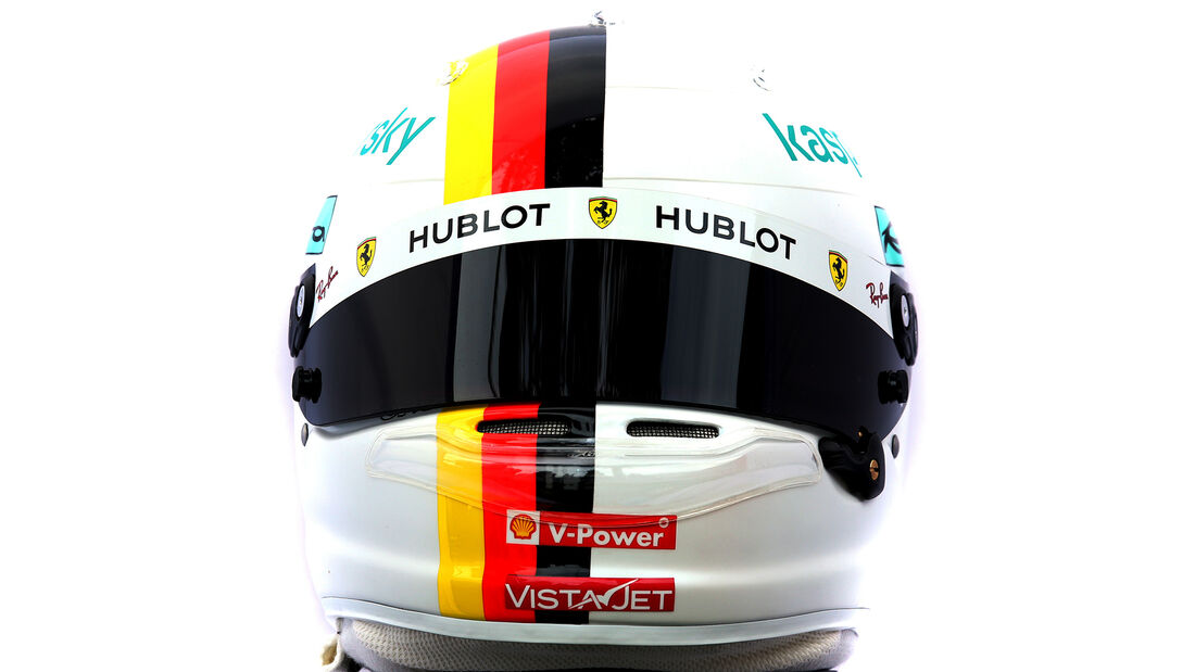 Sebastian Vettel - Porträt & Helm - Formel 1 - 2020
