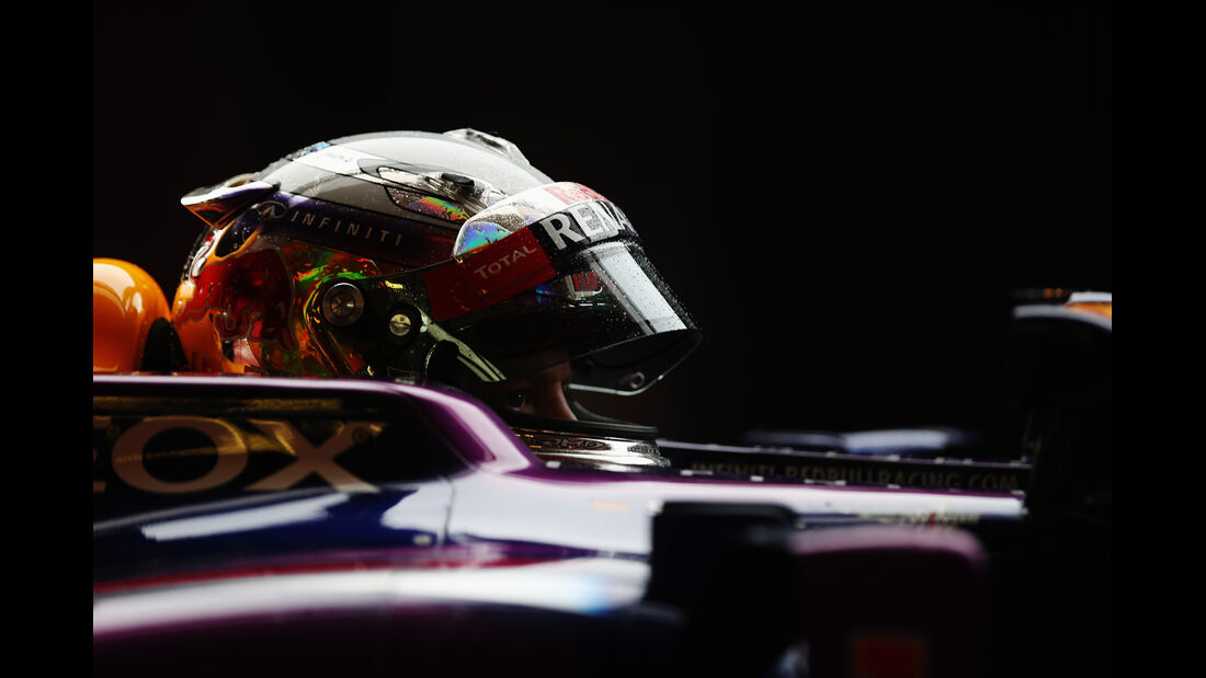 Sebastian Vettel Red Bull F1 Test Barcelona 2013