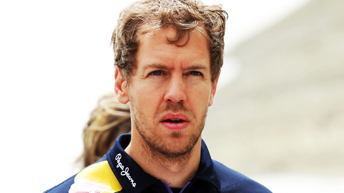 Sebastian Vettel - Red Bull - Formel 1 - GP Bahrain - Sakhir - 3. April 2014