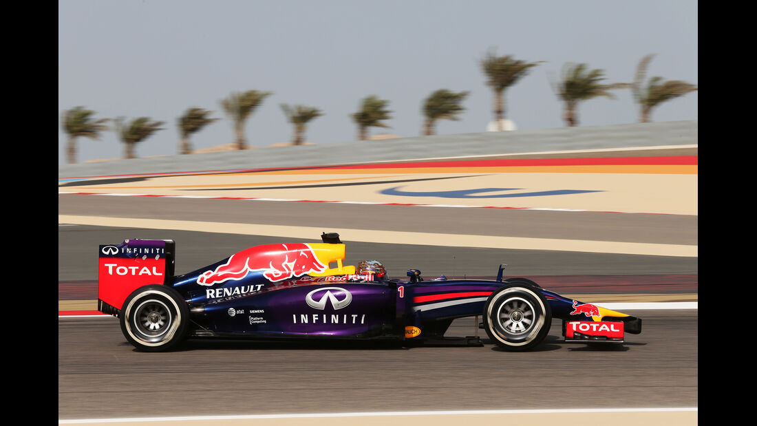 Sebastian Vettel - Red Bull - Formel 1 - GP Bahrain - Sakhir - 4. April 2014