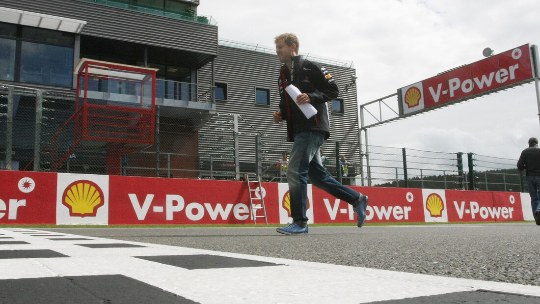 Sebastian Vettel - Red Bull - Formel 1 - GP Belgien - Spa - 30.8.2012