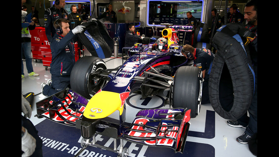 Sebastian Vettel - Red Bull - Formel 1 - GP Belgien - Spa-Francorchamps - 22. August 2014