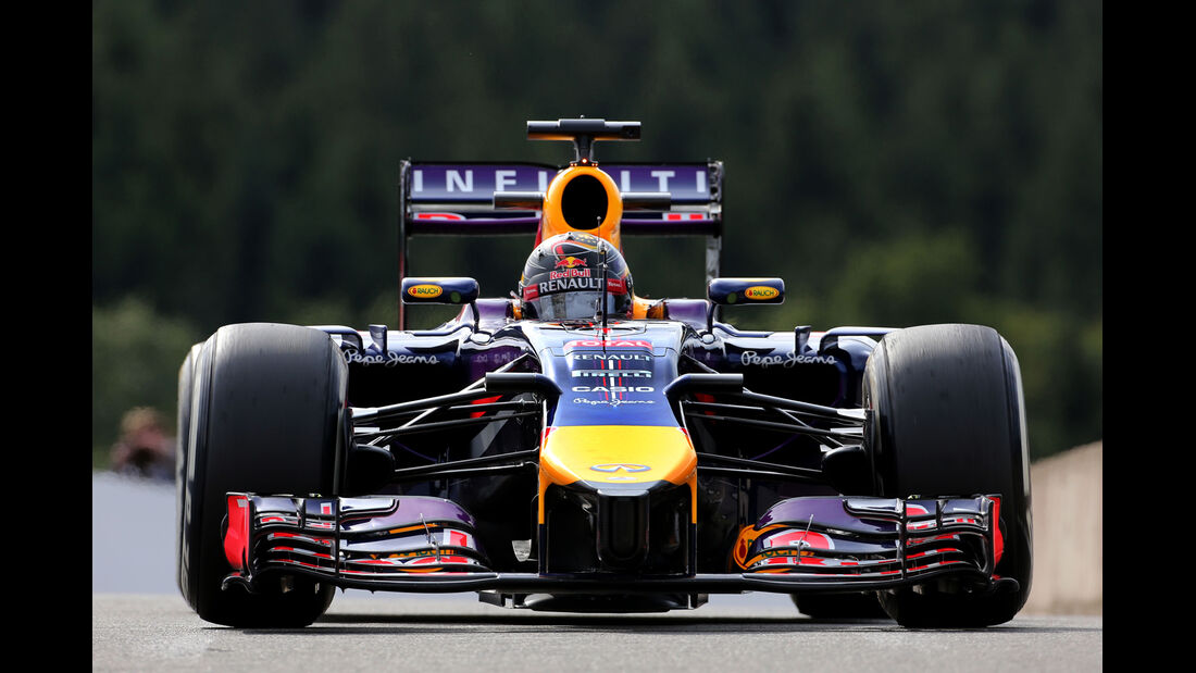Sebastian Vettel - Red Bull - Formel 1 - GP Belgien - Spa-Francorchamps - 22. August 2014