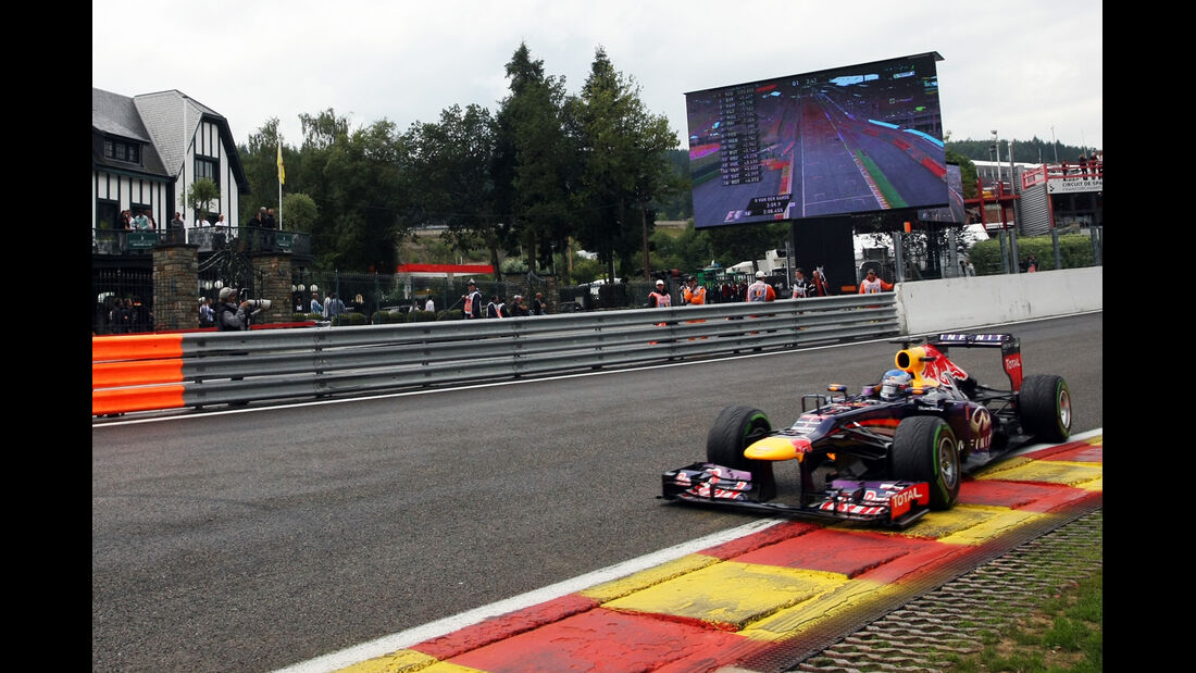 Sebastian Vettel - Red Bull - Formel 1 - GP Belgien - Spa-Francorchamps - 24. August 