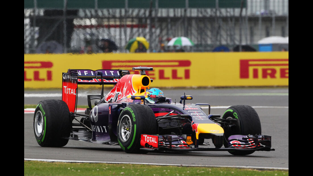 Sebastian Vettel - Red Bull - Formel 1 - GP England - Silverstone - 5. Juli 2014