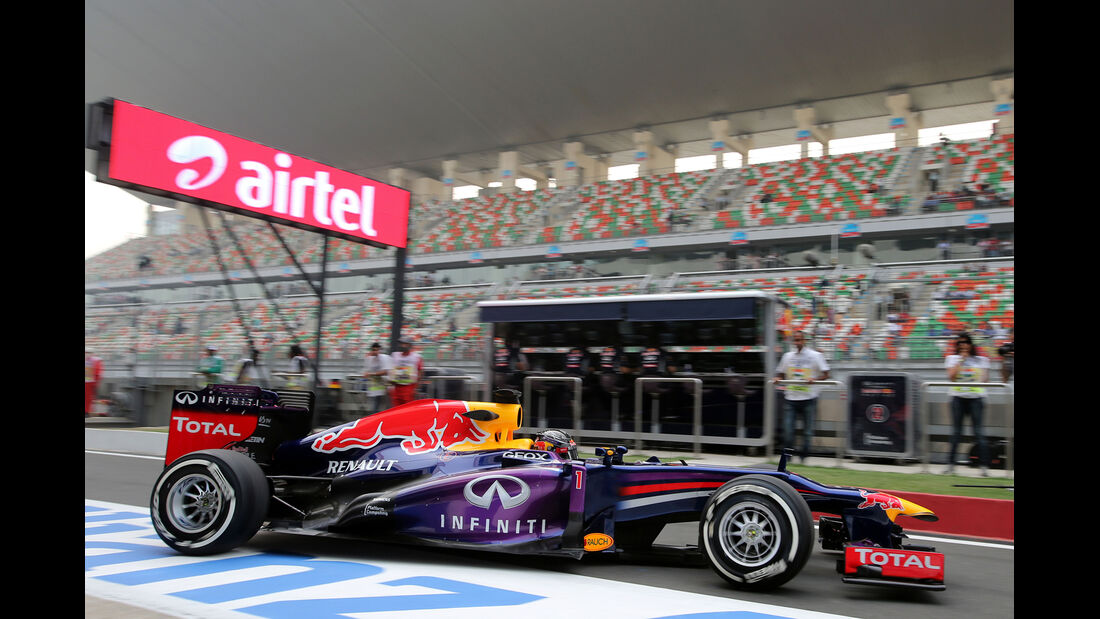 Sebastian Vettel - Red Bull - Formel 1 - GP Indien - 25. Oktober 2013