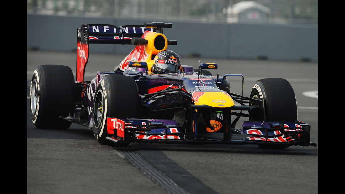 Sebastian Vettel - Red Bull  - Formel 1 - GP Indien - 25. Oktober 2013