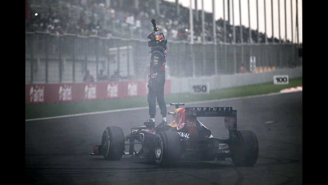 Sebastian Vettel - Red Bull - Formel 1 - GP Indien - 27. Oktober 2013
