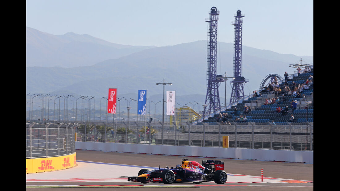 Sebastian Vettel - Red Bull - Formel 1 - GP Russland - 10. Oktober 2014