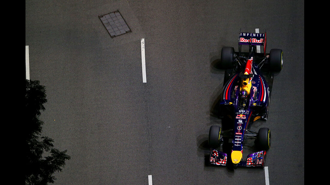 Sebastian Vettel - Red Bull - Formel 1 - GP Singapur - 19. September 2014