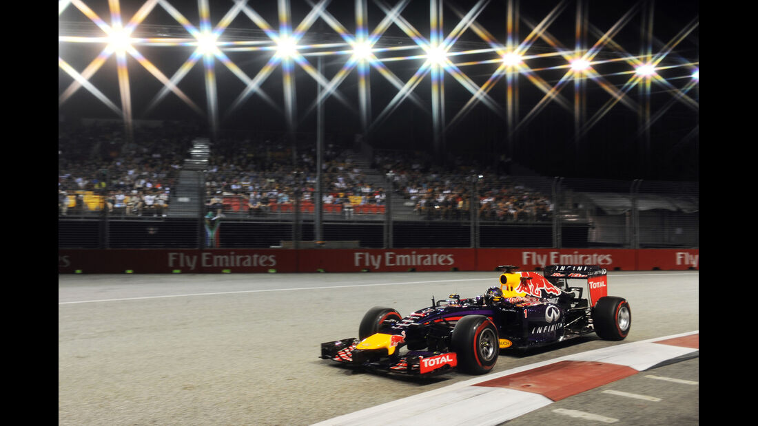 Sebastian Vettel - Red Bull - Formel 1 - GP Singapur - 20. September 2014